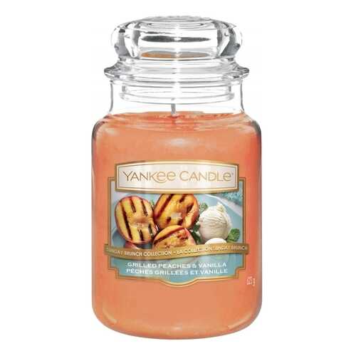 Ароматическая свеча Yankee Candle Grilled Peaches & Vanilla Свеча 623 г в Леонардо