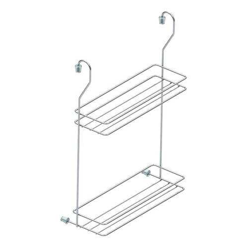 Полка на рейлинг для специй 2 яр узкая MX-426 хром глянец в Леонардо