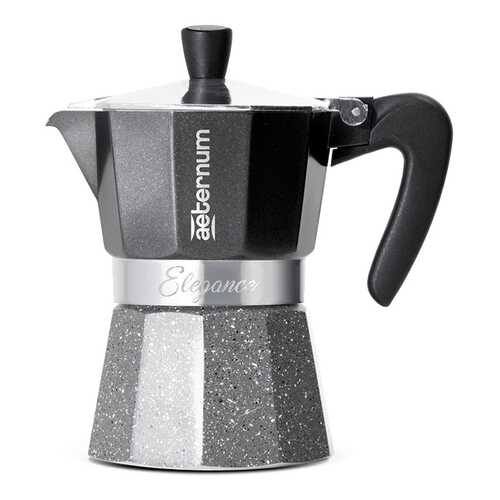 Гейзерная кофеварка AETERNUM/Bialetti ELEGANCE Black 3 чашки в Леонардо