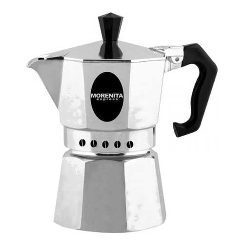 Кофеварка гейзерная Bialetti Morenita 5975 Серебристый, черный в Леонардо